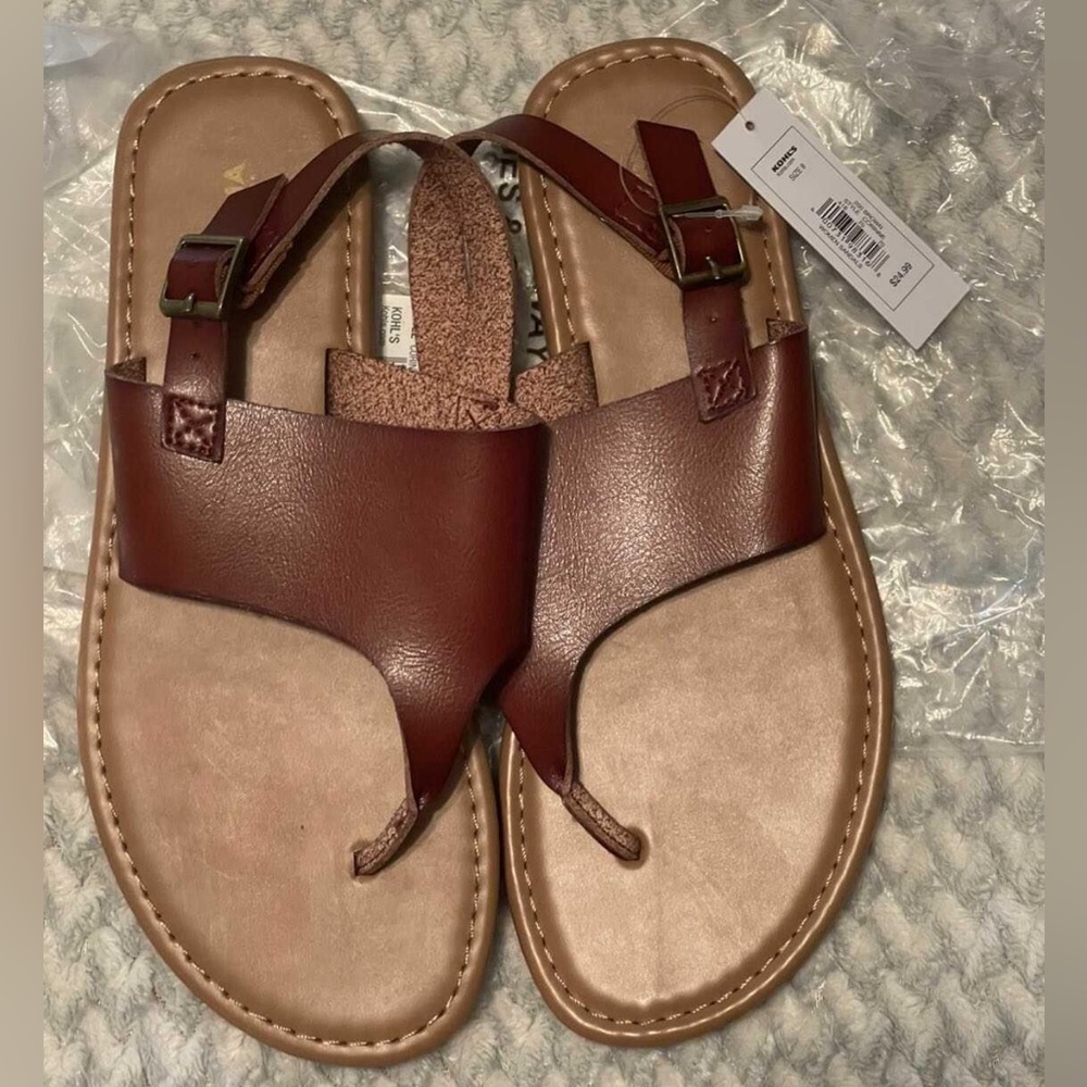 Brown sandals
